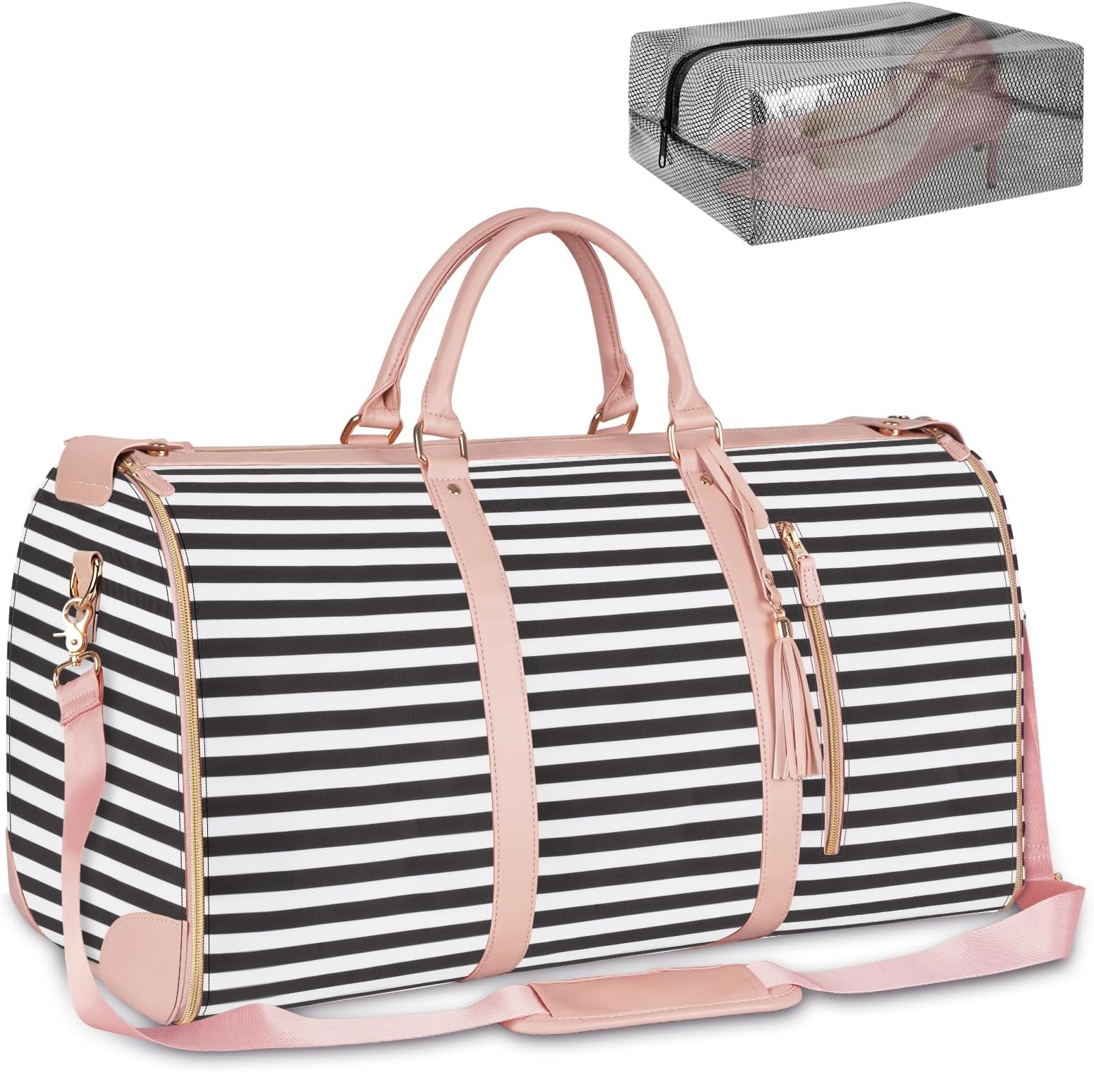 Carry On Garment Bag, Large Hanging Duffle Bag for Women
