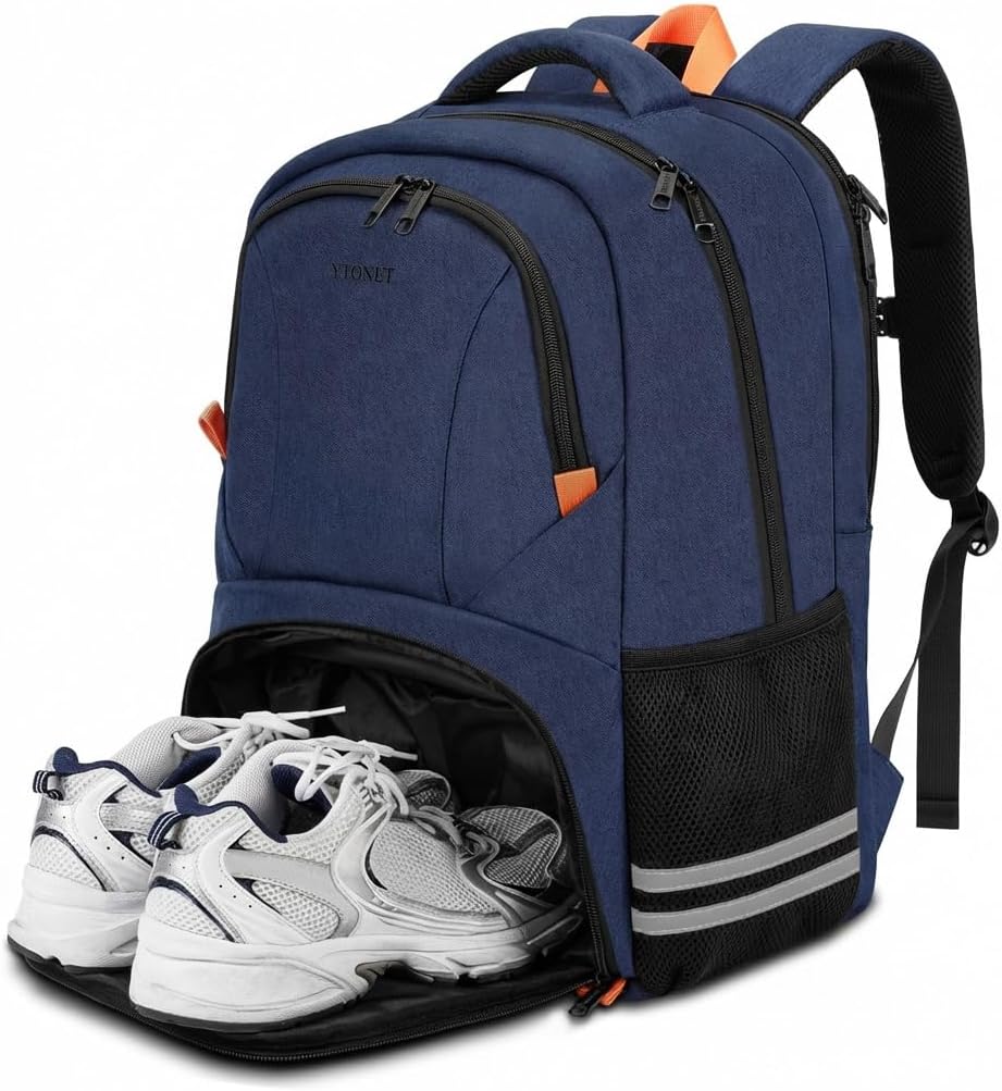 Gym Backpack for Men Women, Travel Backpack Fit 17.3 Inch Laptop