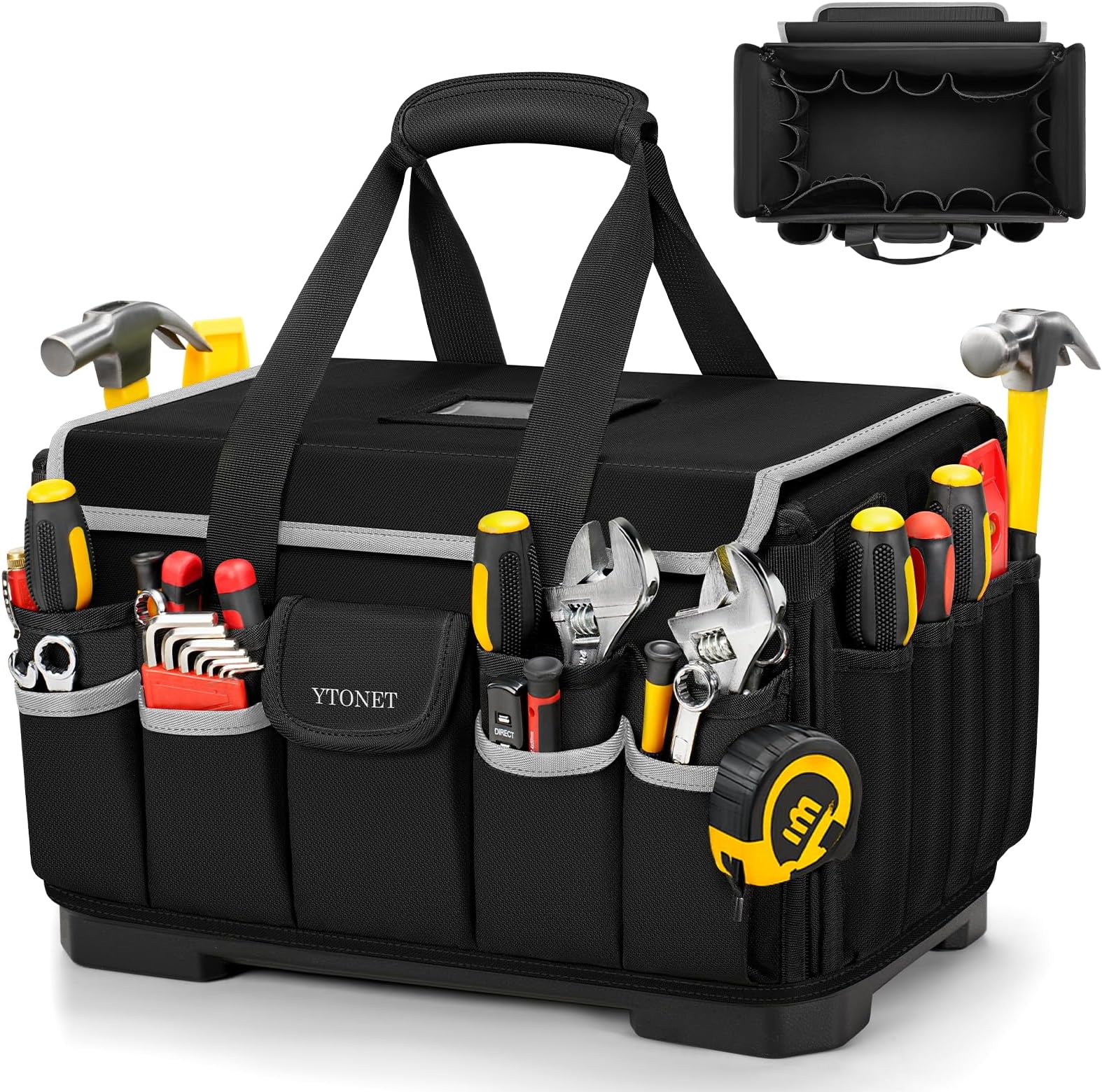 Heavy Duty Tool Bag 16-Inch, Tool Bags for men Toolbox Organizer Tote