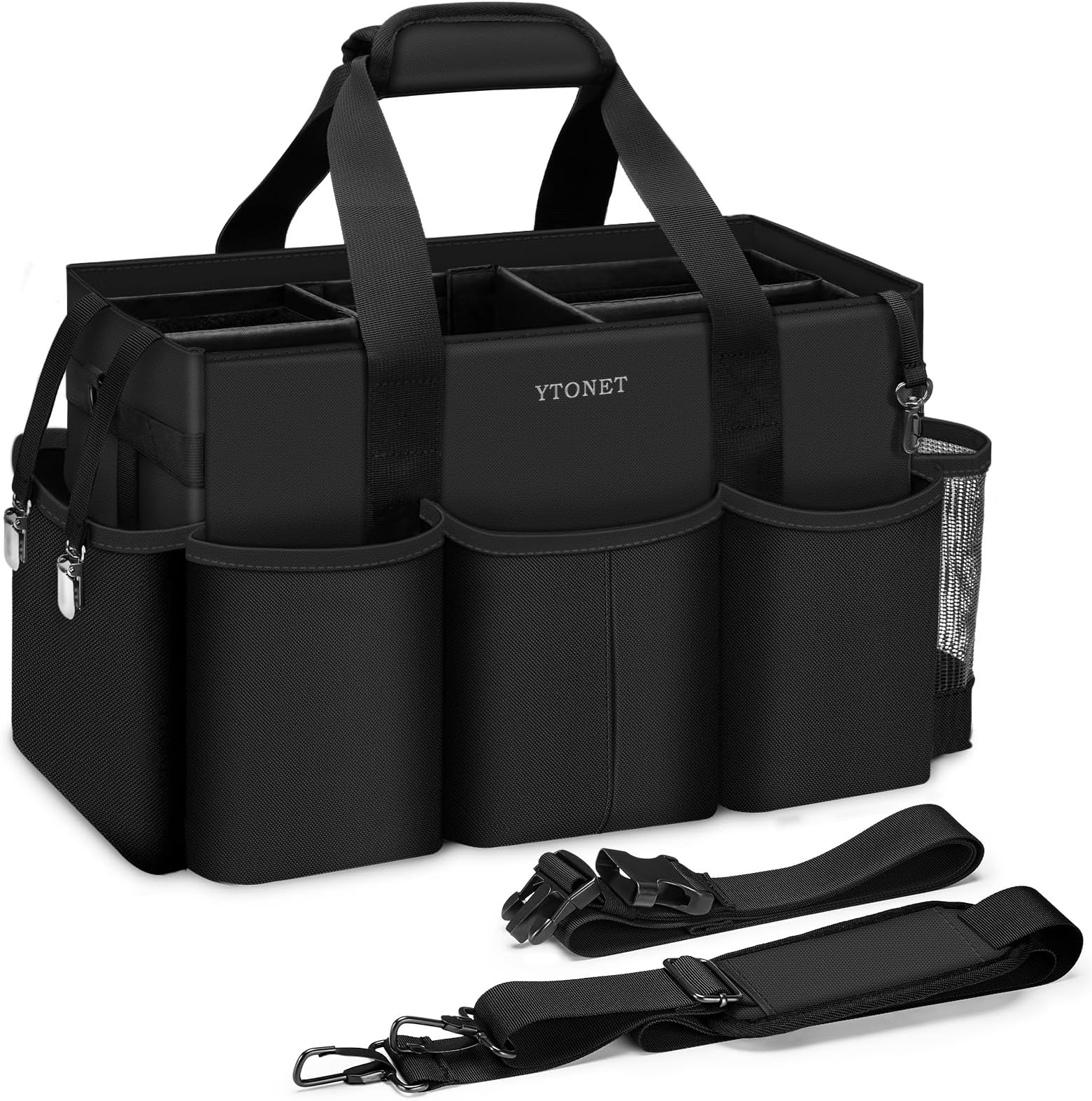 Large Cleaning Bag, Adjustable Cleaning Caddy for Cleaning Supplies |