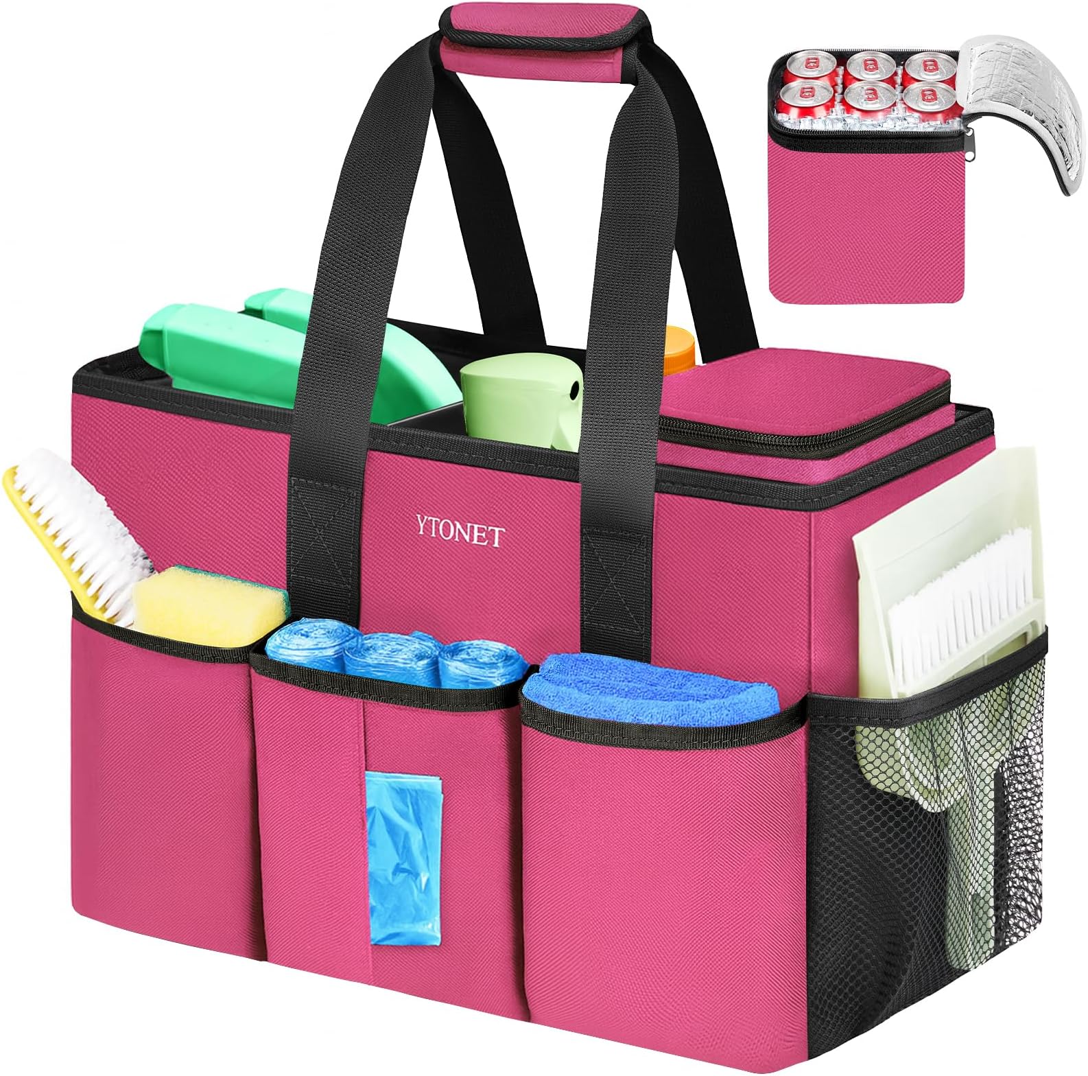 Professional Cleaning Caddy Bag, Water Resistant Tool Bag | with Cooler