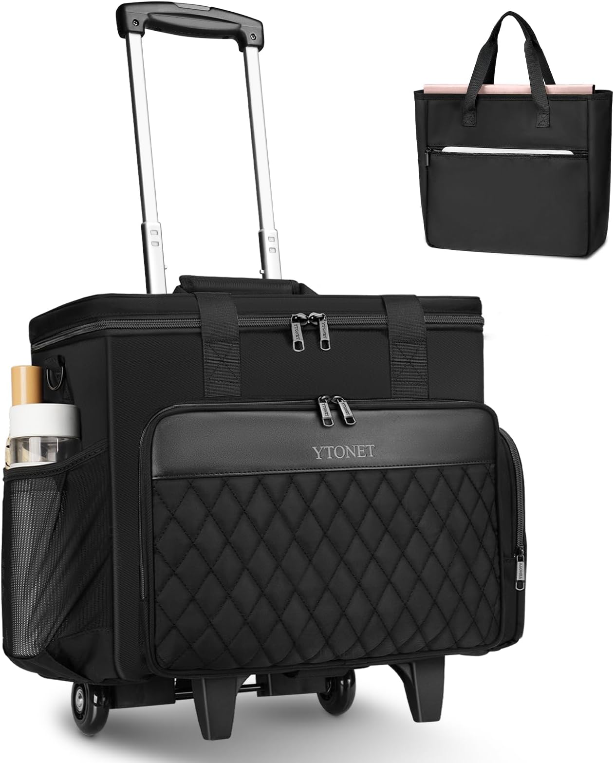 Rolling Cart for Teachers with Detachable Dolly & Teacher Tote Bag |