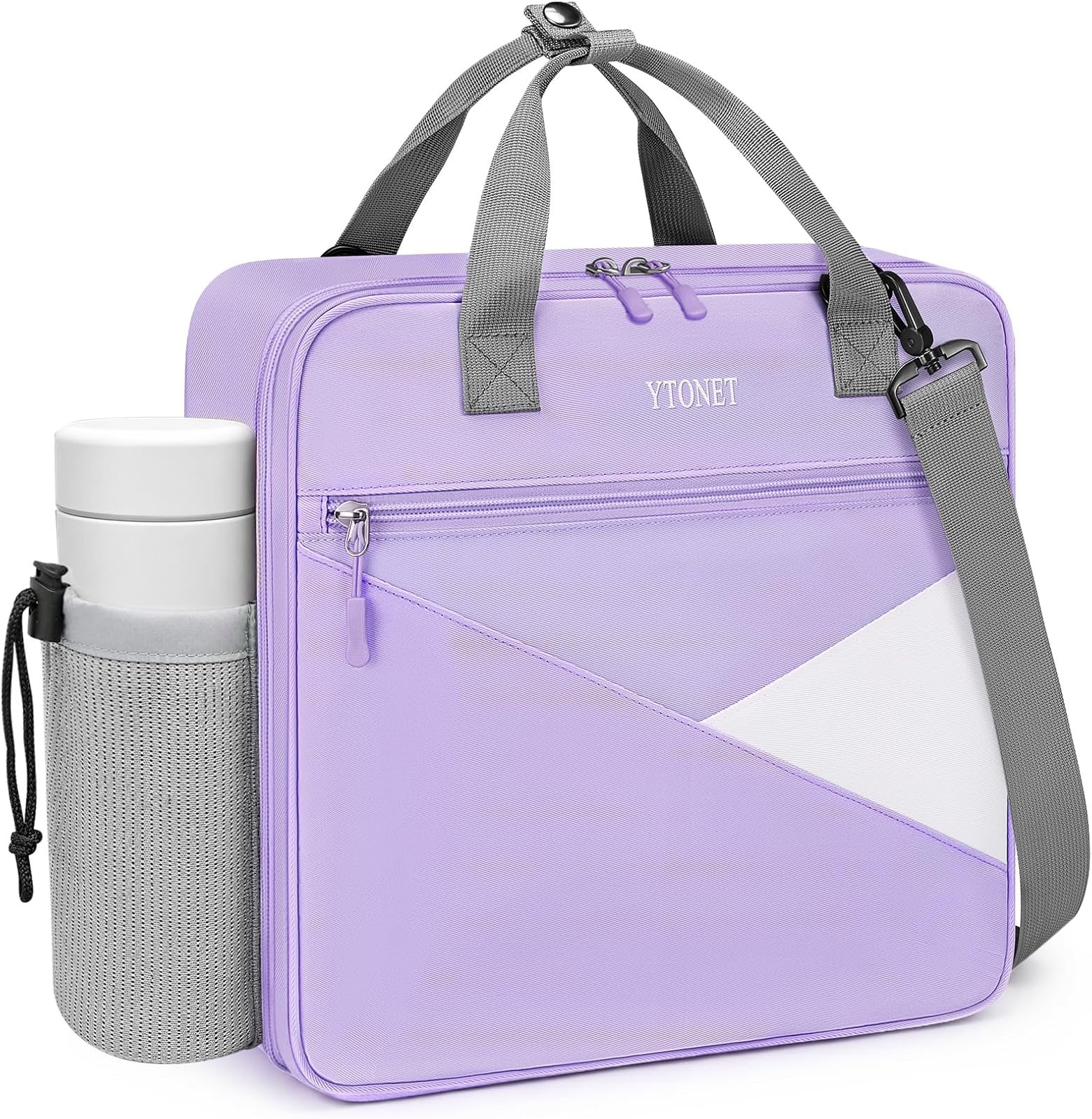 Zipper Binder Bag, 2 Inch 3 Ring Binder with Zipper Fit 14 Inch Laptop