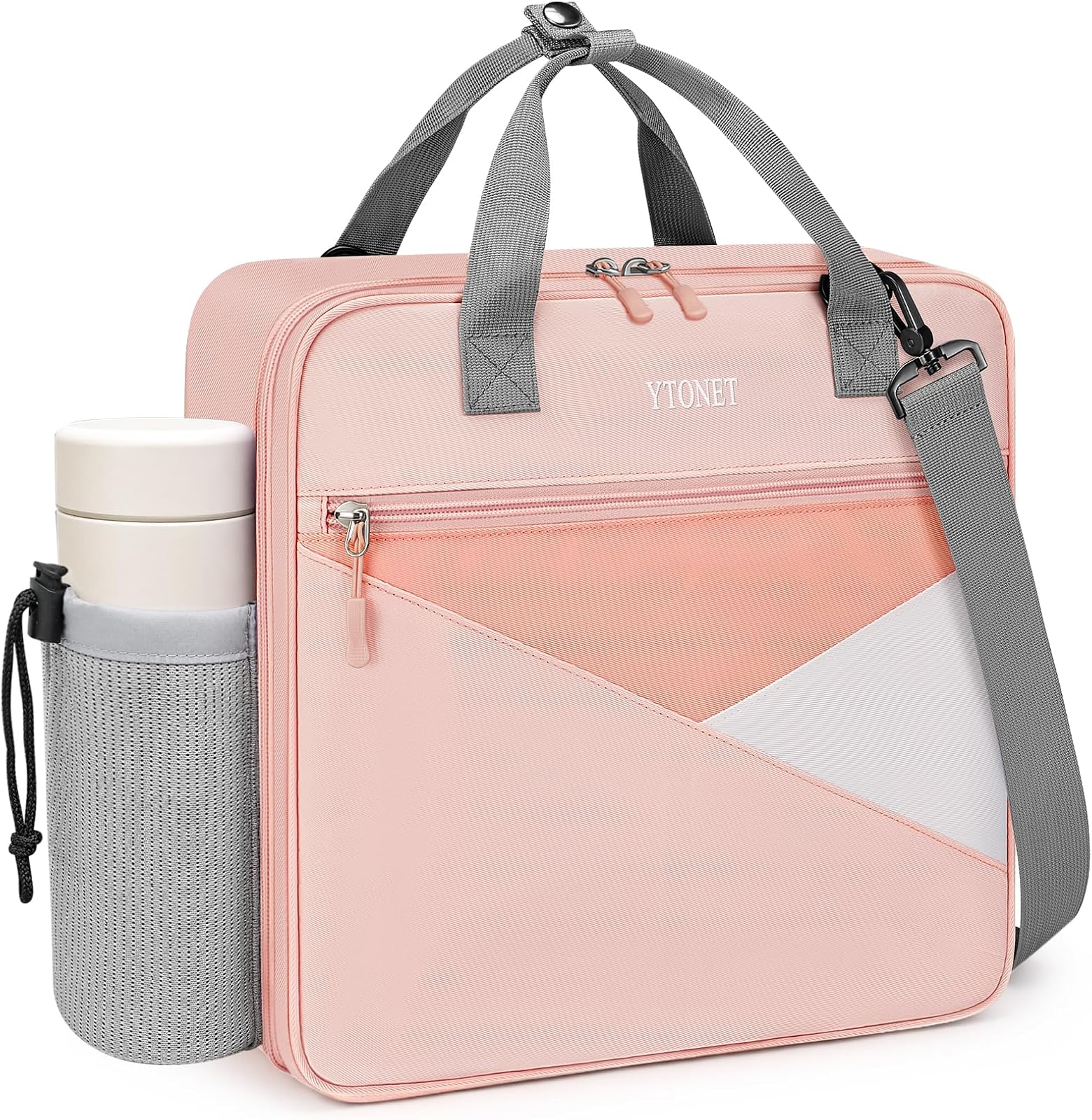Zipper Binder Bag, 2 Inch 3 Ring Binder with Zipper Fit 14 Inch Laptop